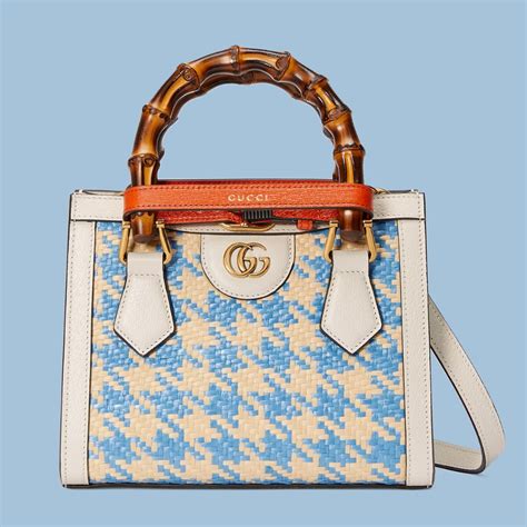 gucci houndstooth boston bag|Gucci mini handle bag.